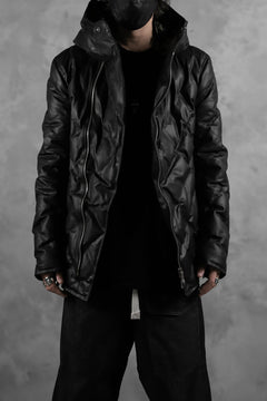 画像をギャラリービューアに読み込む, BACKLASH THE LINE exclusive HOODED DOWN JACKET / GUIDI CALF + POLISH WHITE GOOSE (BLACK)