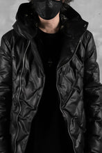 画像をギャラリービューアに読み込む, BACKLASH THE LINE exclusive HOODED DOWN JACKET / GUIDI CALF + POLISH WHITE GOOSE (BLACK)