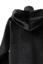画像をギャラリービューアに読み込む, Y-3 Yohji Yamamoto FULL ZIP SQUARE HOODIE PARKA / VELVET SPACER (BLACK)