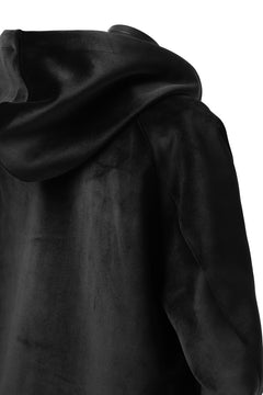 画像をギャラリービューアに読み込む, Y-3 Yohji Yamamoto FULL ZIP SQUARE HOODIE PARKA / VELVET SPACER (BLACK)