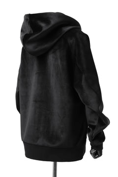 画像をギャラリービューアに読み込む, Y-3 Yohji Yamamoto FULL ZIP SQUARE HOODIE PARKA / VELVET SPACER (BLACK)
