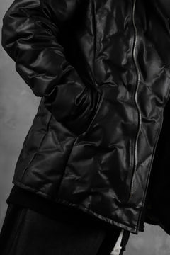 画像をギャラリービューアに読み込む, BACKLASH THE LINE exclusive HOODED DOWN JACKET / GUIDI CALF + POLISH WHITE GOOSE (BLACK)