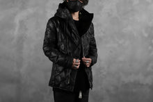 画像をギャラリービューアに読み込む, BACKLASH THE LINE exclusive HOODED DOWN JACKET / GUIDI CALF + POLISH WHITE GOOSE (BLACK)