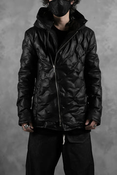 画像をギャラリービューアに読み込む, BACKLASH THE LINE exclusive HOODED DOWN JACKET / GUIDI CALF + POLISH WHITE GOOSE (BLACK)