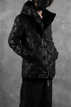 画像をギャラリービューアに読み込む, BACKLASH THE LINE exclusive HOODED DOWN JACKET / GUIDI CALF + POLISH WHITE GOOSE (BLACK)