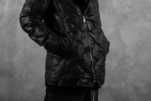 画像をギャラリービューアに読み込む, BACKLASH THE LINE exclusive HOODED DOWN JACKET / GUIDI CALF + POLISH WHITE GOOSE (BLACK)