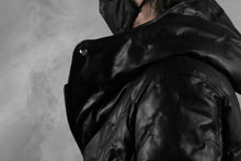 画像をギャラリービューアに読み込む, BACKLASH THE LINE exclusive HOODED DOWN JACKET / GUIDI CALF + POLISH WHITE GOOSE (BLACK)