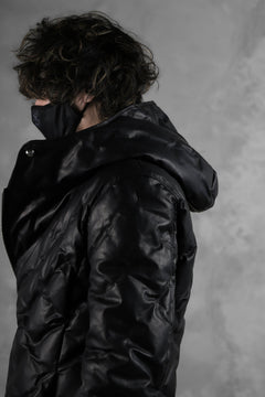 画像をギャラリービューアに読み込む, BACKLASH THE LINE exclusive HOODED DOWN JACKET / GUIDI CALF + POLISH WHITE GOOSE (BLACK)