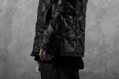 画像をギャラリービューアに読み込む, BACKLASH THE LINE exclusive HOODED DOWN JACKET / GUIDI CALF + POLISH WHITE GOOSE (BLACK)