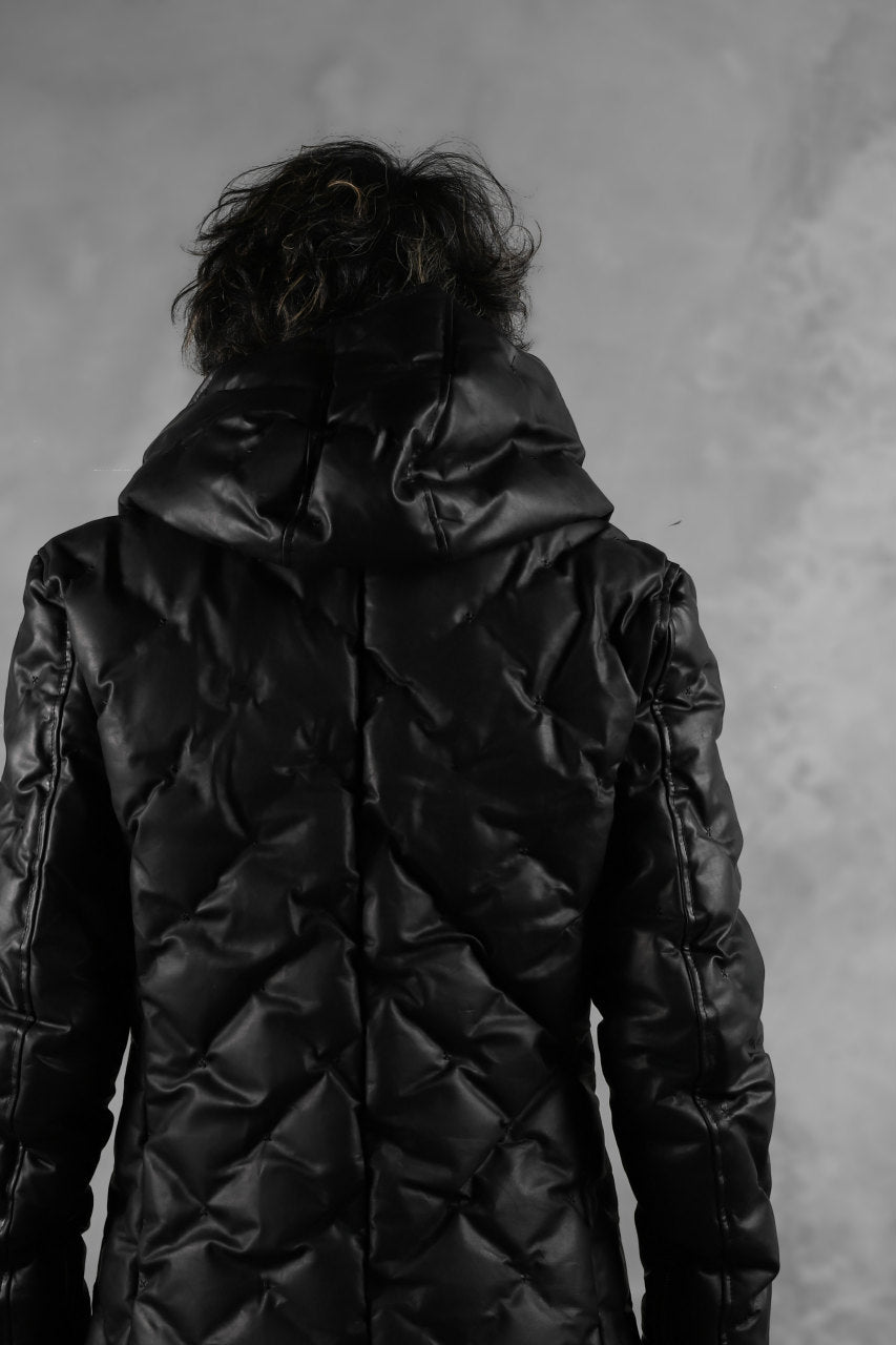 画像をギャラリービューアに読み込む, BACKLASH THE LINE exclusive HOODED DOWN JACKET / GUIDI CALF + POLISH WHITE GOOSE (BLACK)