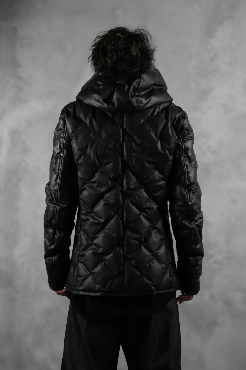 画像をギャラリービューアに読み込む, BACKLASH THE LINE exclusive HOODED DOWN JACKET / GUIDI CALF + POLISH WHITE GOOSE (BLACK)