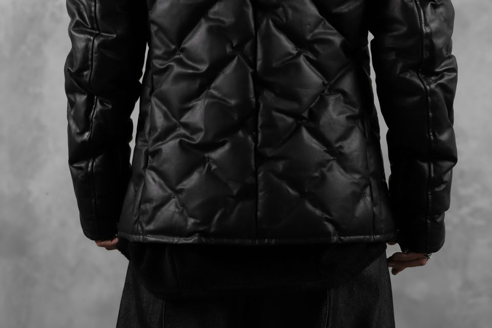 画像をギャラリービューアに読み込む, BACKLASH THE LINE exclusive HOODED DOWN JACKET / GUIDI CALF + POLISH WHITE GOOSE (BLACK)