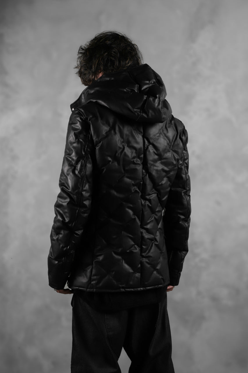 画像をギャラリービューアに読み込む, BACKLASH THE LINE exclusive HOODED DOWN JACKET / GUIDI CALF + POLISH WHITE GOOSE (BLACK)