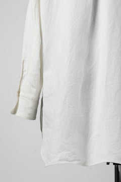 Load image into Gallery viewer, sus-sous shirt dress / L100 1/25 cloth washer (OFF WHITE)