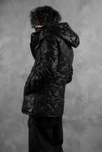 画像をギャラリービューアに読み込む, BACKLASH THE LINE exclusive HOODED DOWN JACKET / GUIDI CALF + POLISH WHITE GOOSE (BLACK)