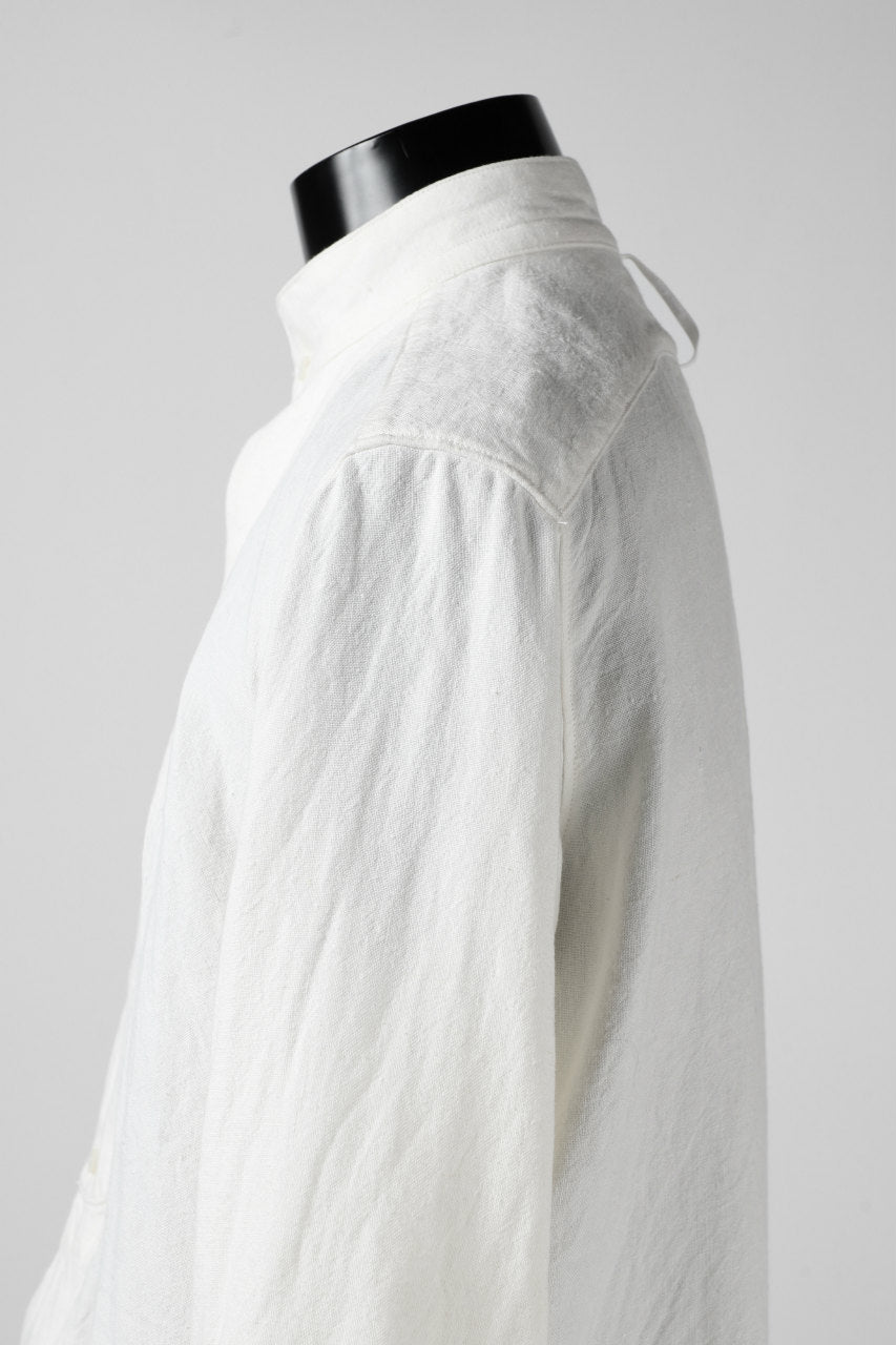 Load image into Gallery viewer, sus-sous shirt dress / L100 1/25 cloth washer (OFF WHITE)