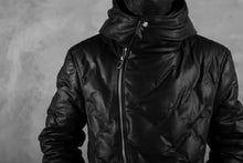 画像をギャラリービューアに読み込む, BACKLASH THE LINE exclusive HOODED DOWN JACKET / GUIDI CALF + POLISH WHITE GOOSE (BLACK)