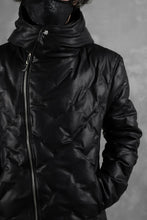 画像をギャラリービューアに読み込む, BACKLASH THE LINE exclusive HOODED DOWN JACKET / GUIDI CALF + POLISH WHITE GOOSE (BLACK)