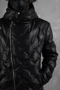 画像をギャラリービューアに読み込む, BACKLASH THE LINE exclusive HOODED DOWN JACKET / GUIDI CALF + POLISH WHITE GOOSE (BLACK)