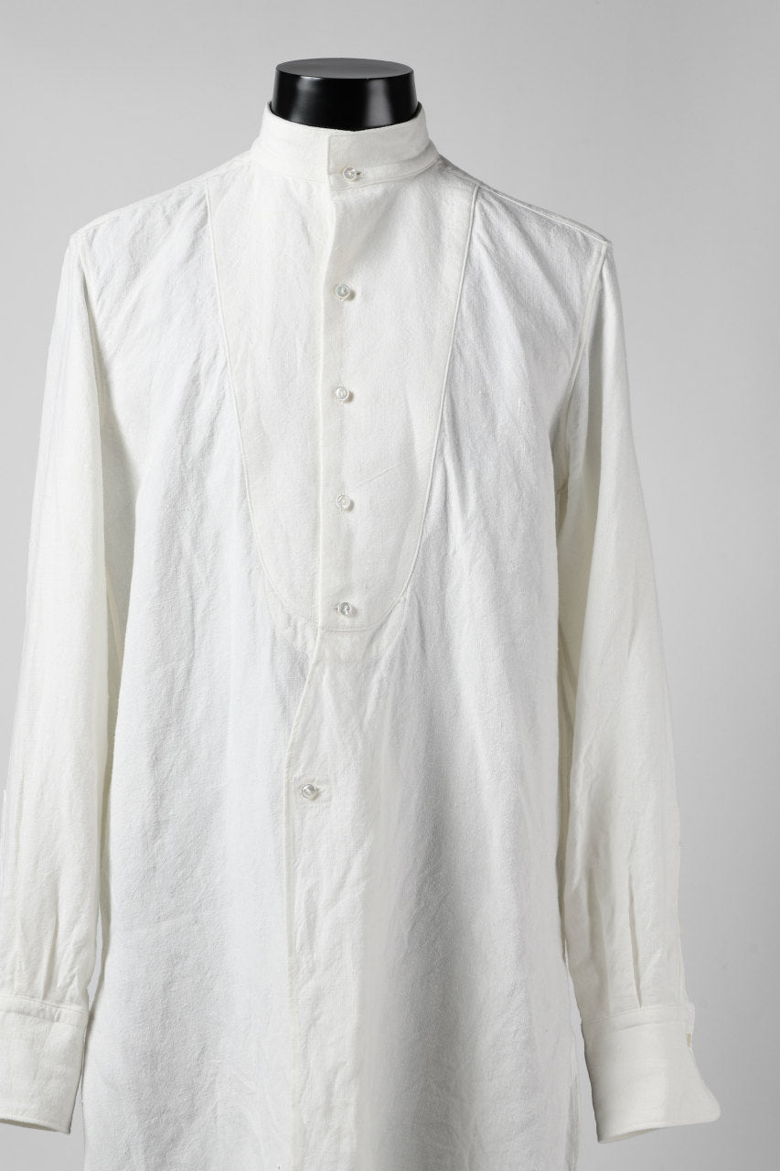 Load image into Gallery viewer, sus-sous shirt dress / L100 1/25 cloth washer (OFF WHITE)