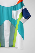 画像をギャラリービューアに読み込む, FACETASM NYLON PATCH WORK TOPS (WHITE)