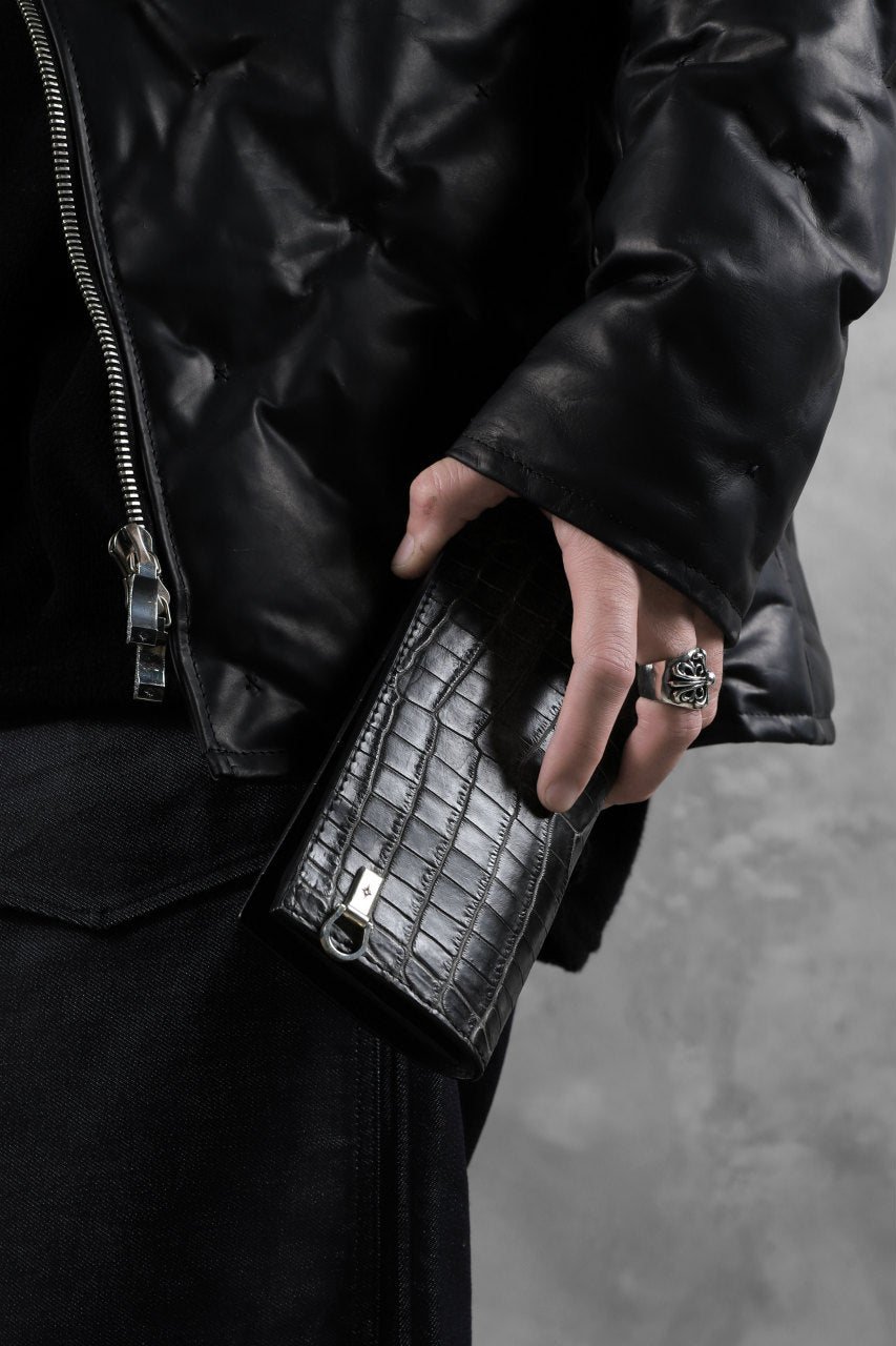 画像をギャラリービューアに読み込む, BACKLASH THE LINE exclusive HOODED DOWN JACKET / GUIDI CALF + POLISH WHITE GOOSE (BLACK)