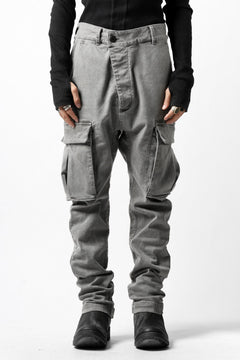 画像をギャラリービューアに読み込む, 11 BY BORIS BIDJAN SABERI CARGO POCKET PANT "P21B-F1451" (STRETCH DENIM / USED GREY)