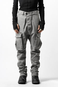 画像をギャラリービューアに読み込む, 11 BY BORIS BIDJAN SABERI CARGO POCKET PANT "P21B-F1451" (STRETCH DENIM / USED GREY)