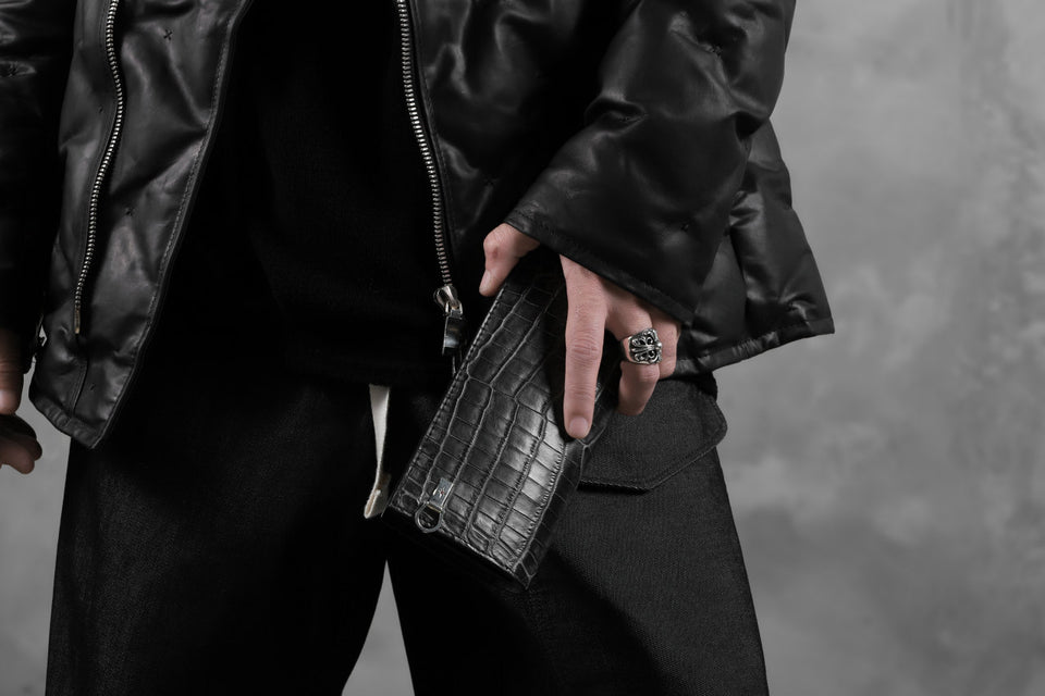 画像をギャラリービューアに読み込む, BACKLASH THE LINE exclusive HOODED DOWN JACKET / GUIDI CALF + POLISH WHITE GOOSE (BLACK)