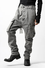 画像をギャラリービューアに読み込む, 11 BY BORIS BIDJAN SABERI CARGO POCKET PANT "P21B-F1451" (STRETCH DENIM / USED GREY)