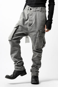 画像をギャラリービューアに読み込む, 11 BY BORIS BIDJAN SABERI CARGO POCKET PANT "P21B-F1451" (STRETCH DENIM / USED GREY)