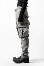 画像をギャラリービューアに読み込む, 11 BY BORIS BIDJAN SABERI CARGO POCKET PANT "P21B-F1451" (STRETCH DENIM / USED GREY)