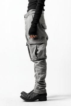画像をギャラリービューアに読み込む, 11 BY BORIS BIDJAN SABERI CARGO POCKET PANT "P21B-F1451" (STRETCH DENIM / USED GREY)