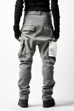 画像をギャラリービューアに読み込む, 11 BY BORIS BIDJAN SABERI CARGO POCKET PANT "P21B-F1451" (STRETCH DENIM / USED GREY)