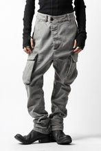 画像をギャラリービューアに読み込む, 11 BY BORIS BIDJAN SABERI CARGO POCKET PANT "P21B-F1451" (STRETCH DENIM / USED GREY)