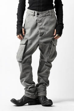 画像をギャラリービューアに読み込む, 11 BY BORIS BIDJAN SABERI CARGO POCKET PANT "P21B-F1451" (STRETCH DENIM / USED GREY)