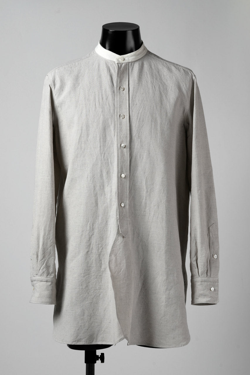 Load image into Gallery viewer, sus-sous shirt officers / L65 C22 S13 cloth washer (ICE GREY)