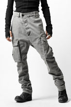 画像をギャラリービューアに読み込む, 11 BY BORIS BIDJAN SABERI CARGO POCKET PANT "P21B-F1451" (STRETCH DENIM / USED GREY)