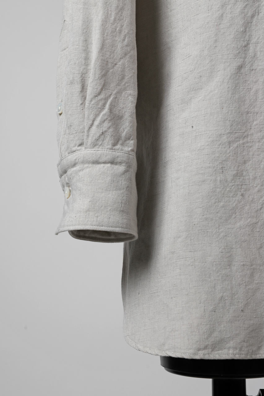 Load image into Gallery viewer, sus-sous shirt officers / L65 C22 S13 cloth washer (ICE GREY)