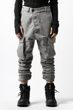 画像をギャラリービューアに読み込む, 11 BY BORIS BIDJAN SABERI CARGO POCKET PANT "P21B-F1451" (STRETCH DENIM / USED GREY)
