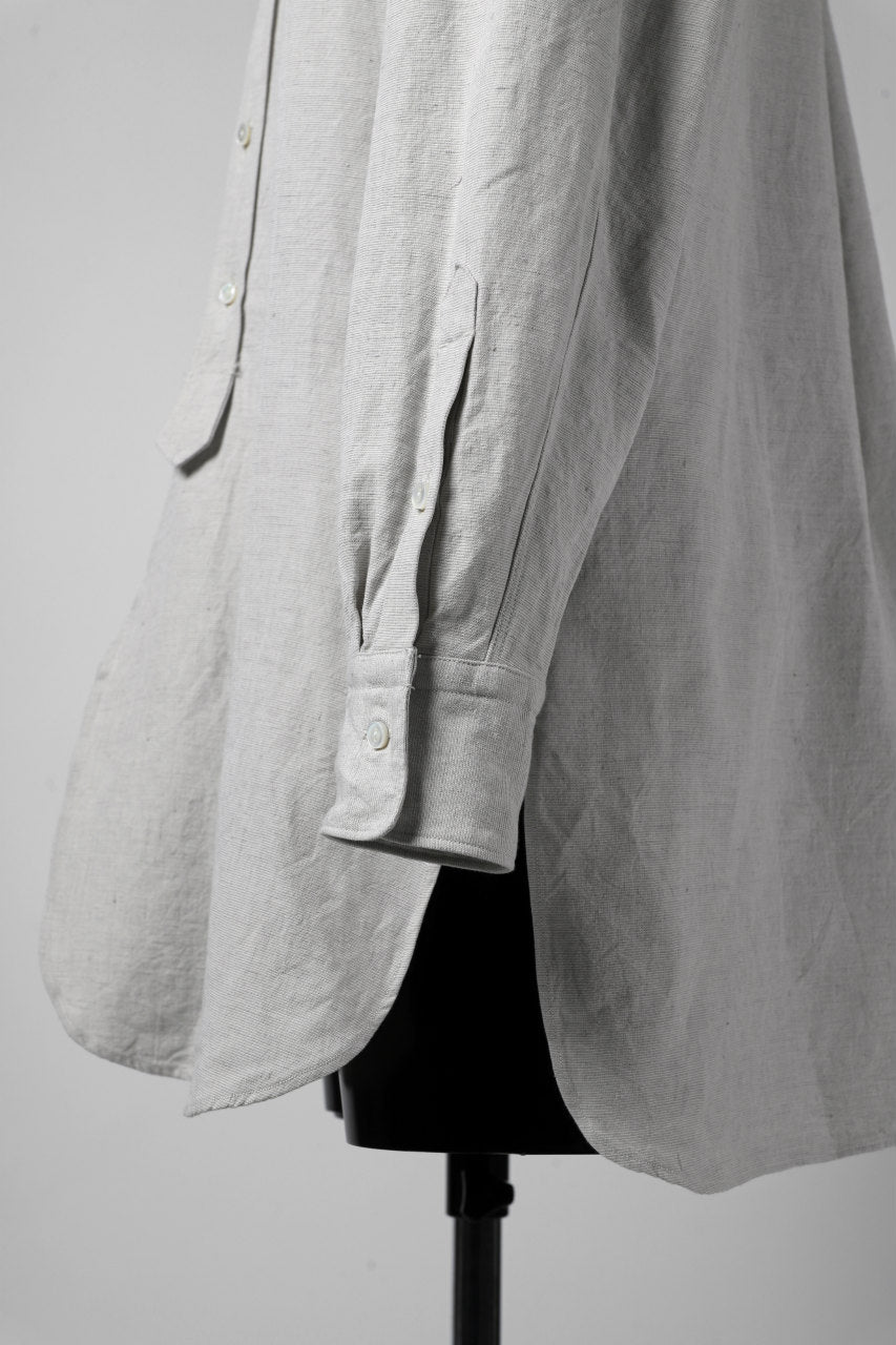 Load image into Gallery viewer, sus-sous shirt officers / L65 C22 S13 cloth washer (ICE GREY)