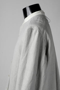 Load image into Gallery viewer, sus-sous shirt officers / L65 C22 S13 cloth washer (ICE GREY)