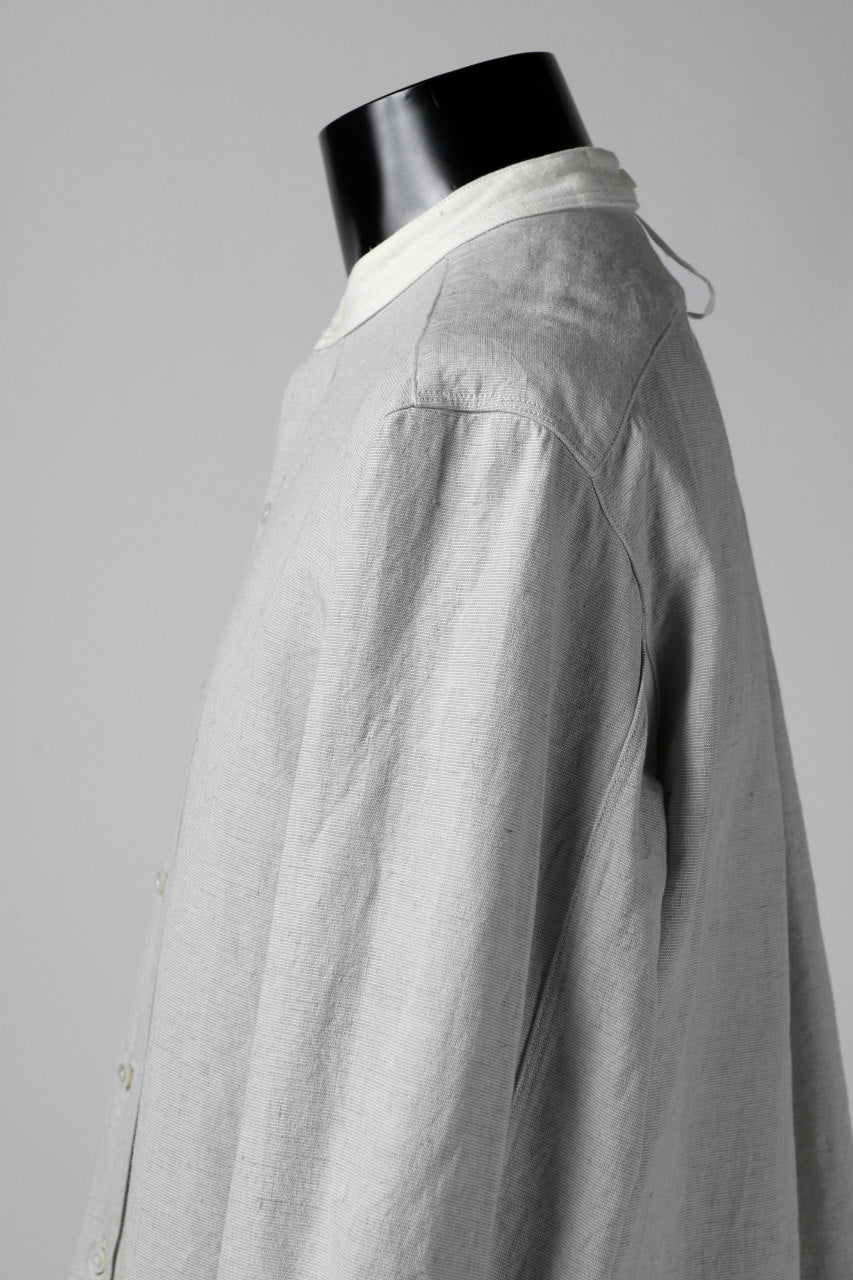 Load image into Gallery viewer, sus-sous shirt officers / L65 C22 S13 cloth washer (ICE GREY)