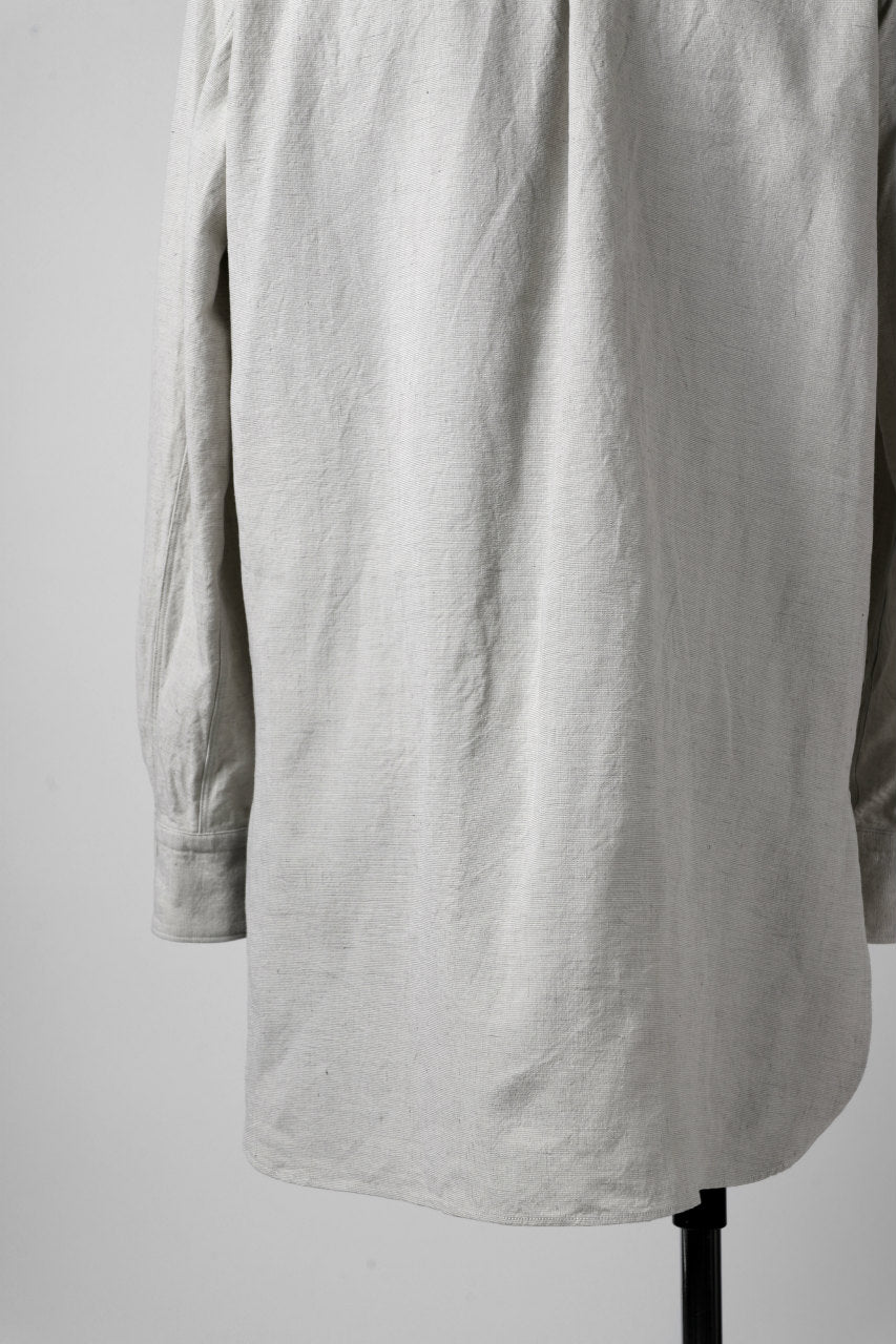 Load image into Gallery viewer, sus-sous shirt officers / L65 C22 S13 cloth washer (ICE GREY)