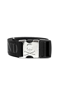 画像をギャラリービューアに読み込む, mastermind JAPAN DETACHABLE BUCKLE WOVEN BELT (BLACK)