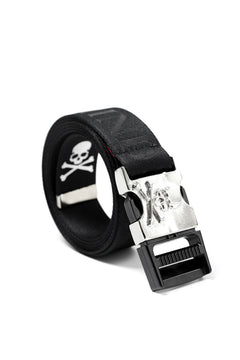 画像をギャラリービューアに読み込む, mastermind JAPAN DETACHABLE BUCKLE WOVEN BELT (BLACK)