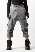 画像をギャラリービューアに読み込む, 11 BY BORIS BIDJAN SABERI CARGO POCKET PANT "P21B-F1451" (STRETCH DENIM / USED GREY)
