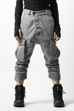 画像をギャラリービューアに読み込む, 11 BY BORIS BIDJAN SABERI CARGO POCKET PANT "P21B-F1451" (STRETCH DENIM / USED GREY)