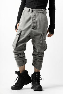 画像をギャラリービューアに読み込む, 11 BY BORIS BIDJAN SABERI CARGO POCKET PANT "P21B-F1451" (STRETCH DENIM / USED GREY)