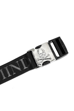 画像をギャラリービューアに読み込む, mastermind JAPAN DETACHABLE BUCKLE WOVEN BELT (BLACK)